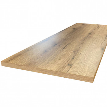 Plan de travail ilot central stratifié HPL chêne 1600 x 900 x 38 mm FSC
