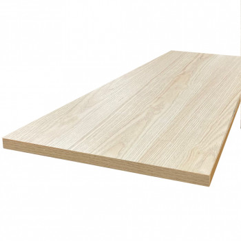 Plan de travail stratifié HPL chêne clair 2000 x 650 x 38 mm FSC - Gamme Signature