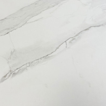 Plan de travail stratifié HPL marbre blanc 3000 x 650 x 38 mm FSC - Gamme Signature