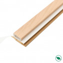 copy of Tasseau de finition chêne clair sur fond blanc pour intégration de LED - 2500 41/54 x 20 mm - PEFC 70%