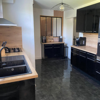 Plan de travail stratifié HPL chêne 3000 x 650 x 38 mm FSC - Gamme Signature