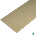 Plan de travail sapin massif 2000 x 800 x 28 mm - FSC MIXTE 70%