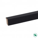 Profil finition Decowall Acoustic mdf couleur noir 2600x20x12mm PEFC 70%