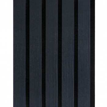 Lot de 2 Panneaux tasseaux Acoustic coul.chêne lave sur feutrine 2600x300x17mm PEFC 70%