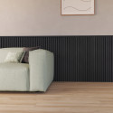 Profil finition Decowall Acoustic mdf couleur chêne lave 2600x20x12mm PEFC 70%