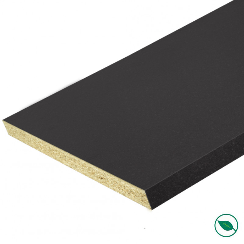 Plan de travail stratifié CPL Granit foncé 3040 x 640 x 38 mm - FSC MIXTE 70%