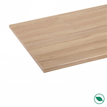 Plan de travail stratifié CPL chêne européen 2050 x 800 x  29 mm - FSC MIXTE 70%