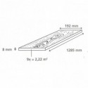 Sol stratifié effet parquet - 12 mm - Sherwood Oak - boîte de 6 lames - 1,48 m² - EH RIVER 5985