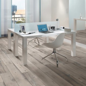Sol stratifié effet parquet - 8 mm - San Dimas Pine - boîte de 9 lames - 2,22 m² - EH VILLA K045