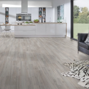 Sol stratifié effet parquet - 8 mm - Skydive Oak - boîte de 9 lames - 2,22 m² - EH LOFT K396