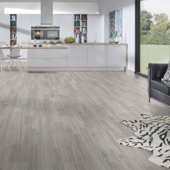Sol stratifié effet parquet - 8 mm - Skydive Oak - boîte de 9 lames - 2,22 m² - EH LOFT K396
