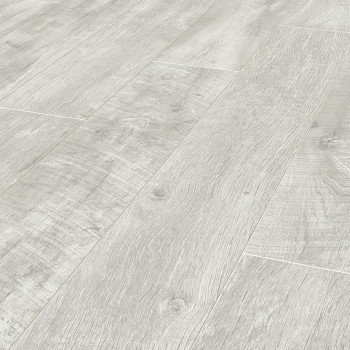 Sol stratifié effet parquet - 12 mm - Alabaster Barnwood - boîte de 6 lames - 1,48 m² - EH ART K060