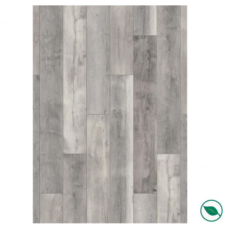 Sol stratifié effet parquet –  8 mm – boîte de 8 lames - 2,26 m2 – EH RIVER 8 K413 PURE+ BLACKWATER OAK