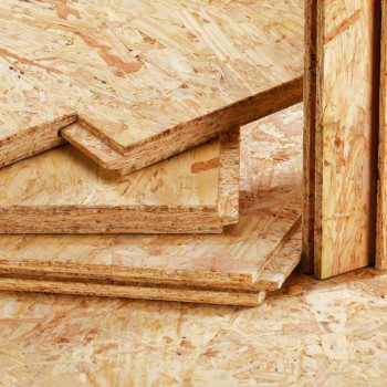Palette de 60 dalles de plancher OSB 3 2500 x 675 x 15 mm