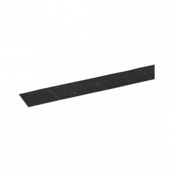 Bande de chant stratifié marbre noir 645 x 38 mm