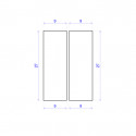 Lot de 20 tasseaux hêtre rabotés 2400 x 9 x 28 mm - PEFC 70%