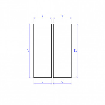Lot de 20 tasseaux hêtre rabotés 2400 x 9 x 28 mm - PEFC 70%