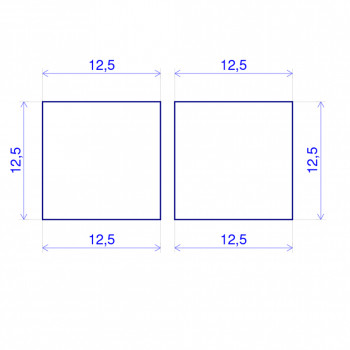Lot de 14 tasseaux hêtre rabotés 2400 x 13 x 13 mm - PEFC 70%