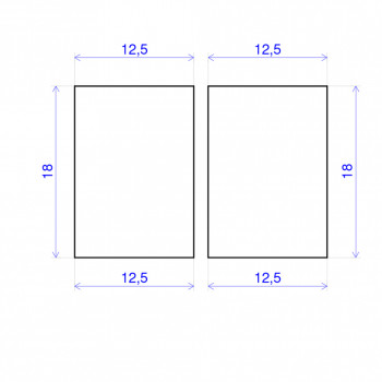Lot de 14 tasseaux hêtre rabotés 2400 x 13 x 18 mm - PEFC 70%