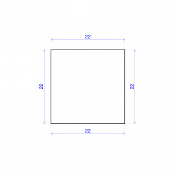 Lot de 15 tasseaux hêtre rabotés 2400 x 22 x 22 mm - PEFC 70%