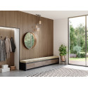 Lot de 2 Panneaux tasseaux acoustic LUXX Catsle oak sur fond bronze 2500x287x20 mm PEFC 70%