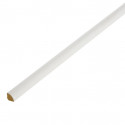 Lot de 12 quarts de rond revêtus frêne blanc 2400 x 18 x 18 mm PEFC 70%