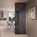 Lot de 4 Tasseaux séparateurs MDF chêne lave 2700 x 100 x 57 mm