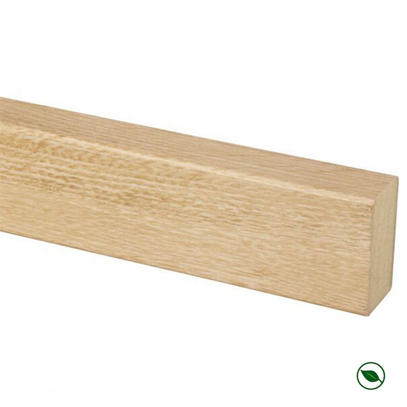 Lot de 4 Tasseaux séparateurs MDF chêne naturel 2700 x 100 x 57 mm