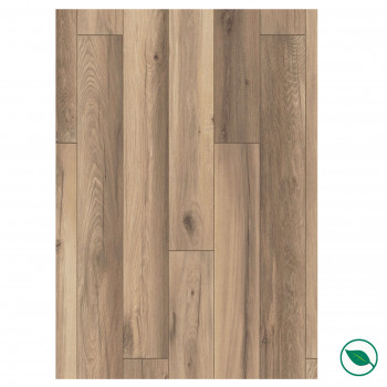 Sol stratifié effet parquet – 8 mm – boîte de 9 lames - 2,22 m2 – EH AQUAFIT8 K224 PURE+ Wild West Oak