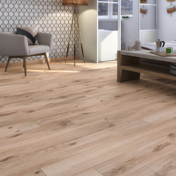 Sol stratifié effet parquet – 8 mm – boîte de 9 lames - 2,22 m2 – EH AQUAFIT8 K230 PURE+ Golden Vista Oak