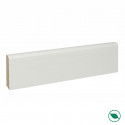 Plinthe MDF prépeinte blanc 2400 x 70 x 10 mm.