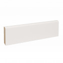 Pack de 4 plinthes bord arrondi MDF revêtues blanc 2200 x 68 x 12 mm PEFC 70%