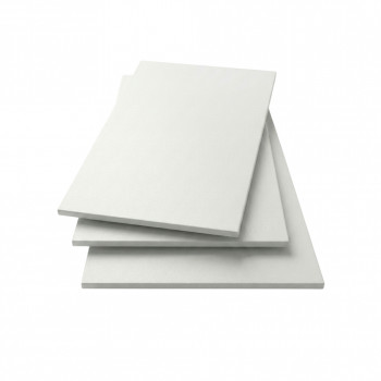 Panneau PVC prédécoupé expansé blanc mat 1200 x 400 x 5 mm
