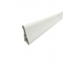 Lot de 10 Plinthes PVC blanc 2500 x 60 x 15 mm