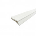 Lot de 10 Plinthes PVC blanc 2500 x 60 x 15 mm