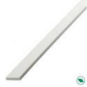 Lot de 20 Champlats PVC blanc 2600 x 70 x 2 mm