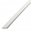 Lot de 20 Champlats PVC blanc 2600 x 30 x 2 mm