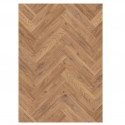 Sol stratifié motif chevron 8 mm boîte de 11 lames 0,87 m² Herringbone Firebrand Oak K450 PEFC 70%