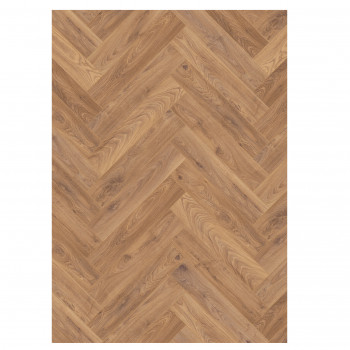 Sol stratifié motif chevron 8 mm boîte de 11 lames 0,87 m² Herringbone Firebrand Oak K450 PEFC 70%