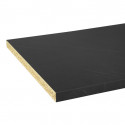 Plan de travail stratifié CPL Marbre noir  3040 x 640 x  38 mm - FSC MIXTE 70%
