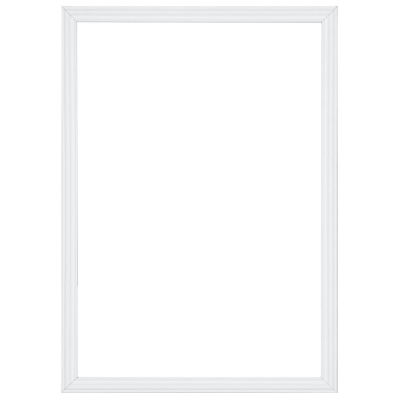 Kit de moulure prépeinte blanc 10 x 29 mm pour cadre de 50 x 70 cm – PEFC 70%