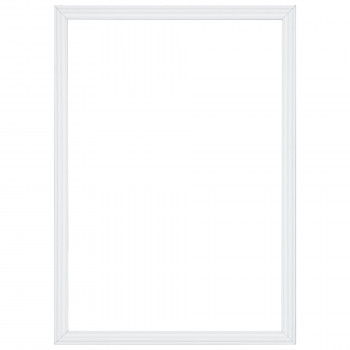 Kit de moulure prépeinte blanc 10 x 29 mm pour cadre de 50 x 70 cm – PEFC 70%