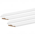 Kit de moulure prépeinte blanc 10 x 29 mm pour cadre de 50 x 70 cm – PEFC 70%