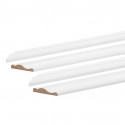 Kit de moulure prépeinte blanc 10 x 29 mm pour cadre de 120 x 70 cm – PEFC 70%