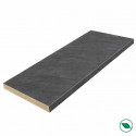 Plan de travail stratifié CPL ardoise foncé 2770 x 640 x 28 mm - PEFC 75% - Gamme Essentiel
