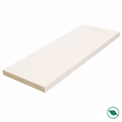 Plan de travail stratifié CPL blanc 3000 x 650 x 38 mm - PEFC 75% - Gamme Essentiel