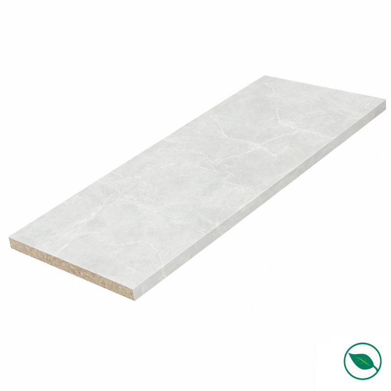 Plan de travail stratifié marbre 2770 x 640 EP 28 mm - PEFC 75% .