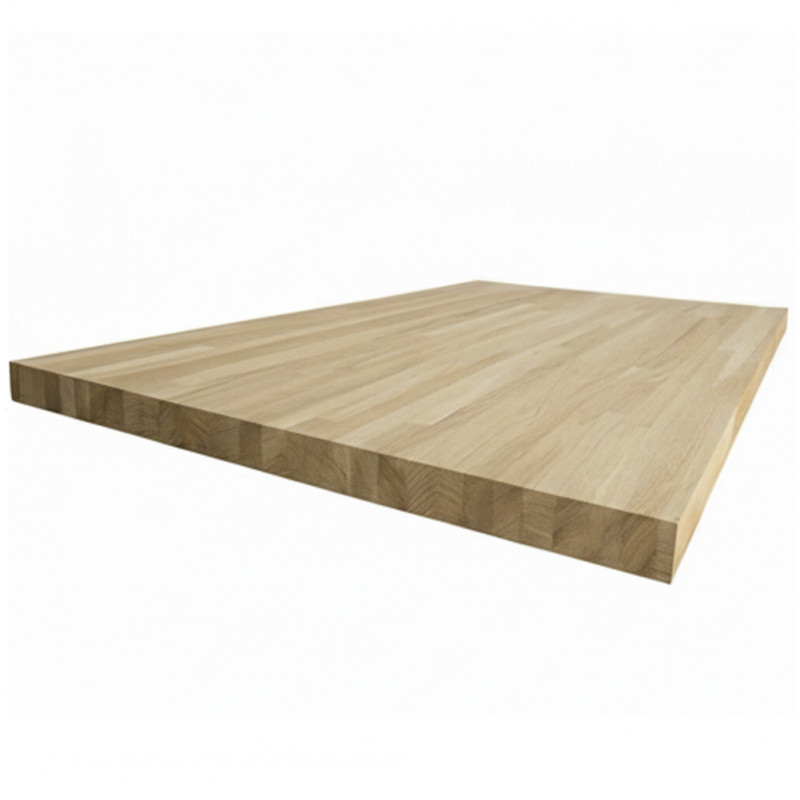 Chutes De Bois De Chêne Brut - Planche à Découper 155 X 395 X 40 Mm - Idéal Pour Bricolage