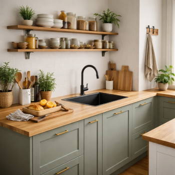 Plan de travail Chêne massif lamellé collé abouté 2500 x 650 x 38 mm - FSC 100%.