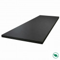 Ilot central stratifié HPL noir mat 1600 x 900 x 38 mm FSC - Gamme Signature